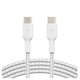 thumbnail image 1 of Cable Trenzado USB-C a USB-C Belkin Blanco 1M, 1 of 4