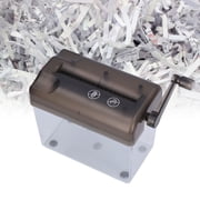 Loewten Manual Paper Shredder, Strip Shredder, Manual Shredders with Hand Crank, Assorted Colors