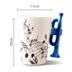 thumbnail image 3 of Taza de Céramica con Mango Instrumento Musical Trompeta, 3 of 3