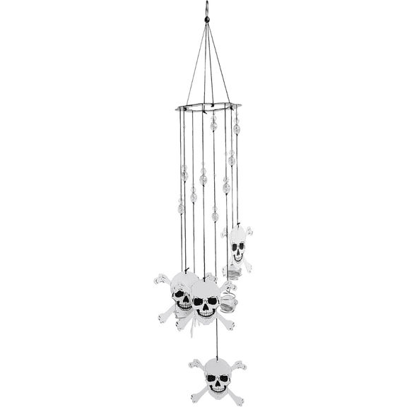 Spoontiques Skull and Crossbones Wind Chime