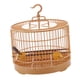 thumbnail image 5 of Jaula de pájaros para mascotas, nido de loro único redondo, jaula de soporte de loro portátil multifunción duradera para, 5 of 9