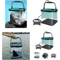 thumbnail image 2 of Outdoor Camping Bucket Water Container with Rope 8/13L Folding Fishing Bucket Portable Water Tanks Easy to Carry, 2 of 8