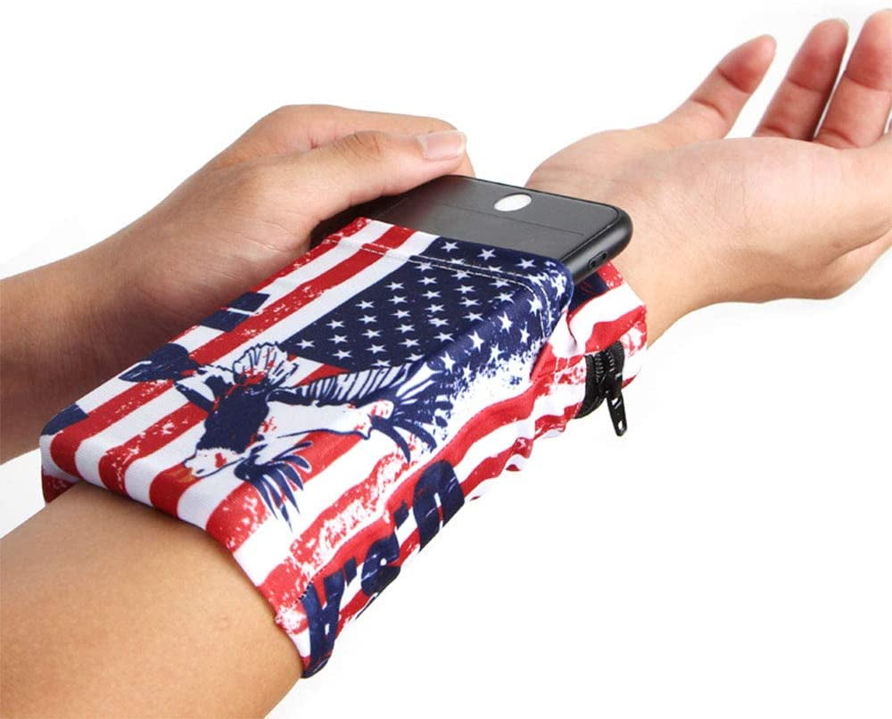 Wallet Holder Sprigs Phone Wrist Wallet Sprigs Wrist Sweatbands