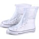 thumbnail image 4 of Fundas impermeables para botas de lluvia, suela de goma de PVC, botas de nieve reutilizables para ciclismo, camping al aire libre (XXL, transparente), 4 of 5