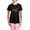 With Pink Camo Pant, variant on - Black Frenchie Ladybug Pajamas - Women's Short Sleeve Print T-Shirt and Pants Dark Cotton Pajama Set