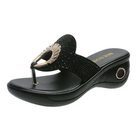 

fvwitlyh Black Pumps Women s Marlie Heeled Sandal Female Casual Shoes