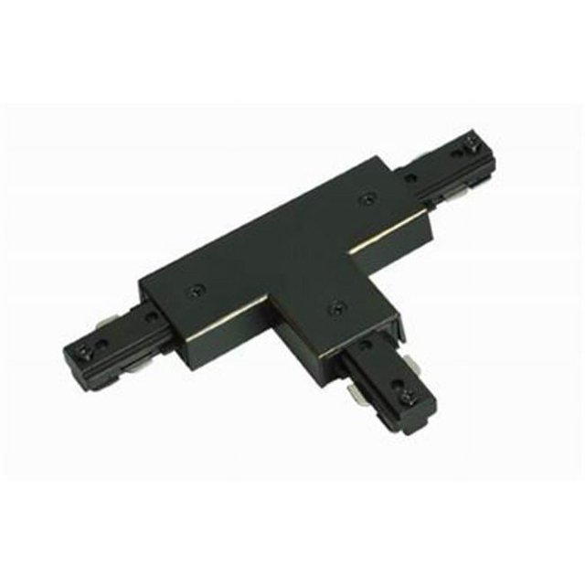 Cal LightingHT-282-DB Right T Connector with Power Entry, Dark Bronze