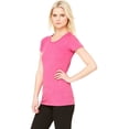 thumbnail image 4 of Bella + Canvas T-Shirt à Manches Courtes Col en V Profond pour Femmes, 4 of 5