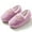 Pink, variant on Women's Winter Warm Bootie Slippers Fuzzy Fleece Lined Memory Foam House Shoes for Indoor Outdoor