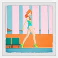 thumbnail image 2 of By The Pool Iv Framed Painting Art Print, 18.00" x 1.50", 2 of 6