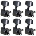 thumbnail image 1 of 6 Pieces Tuning Pegs Black Adjusting Handle Machine Electric Guitars Tune Heads String Roller Instrument Accessory Guitars Parts for Replacing Type 2, 1 of 6