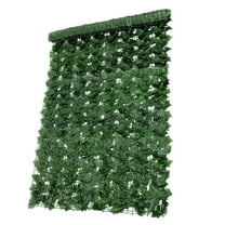 SEWCHICS Artificial Leaves Hedge Panels Simulated Green Plant Wall Plastic 1Pcs