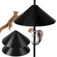 thumbnail image 2 of 2Pcs Squirrel Baffle Set 18inch Protective Bird House Guard Wrap Around Squirrel Guard Baffle Reusable Raccoon and Squirrel Proof with Accessories for Bird Feeder Pole, 2 of 9