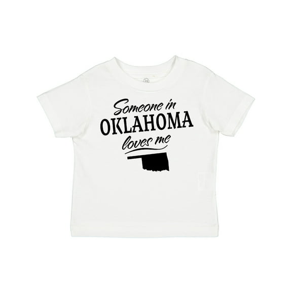 Inktastic Someone in Oklahoma Loves Me Boys or Girls Toddler T-Shirt