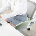 thumbnail image 4 of QVNFKO Office Chair Coccyx Pain Relief Cushion Pillow for Back Support Non-slip Seat Pad for Office Desk Car Seat Wheelchair Sciatica Green, 4 of 8