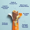 thumbnail image 3 of Barebells Soft Protein Bars, Salted Peanut Caramel - 12 Count, 16g High Protein Treats - Chocolate Nutrition Bar with 1g Total Sugars - On The Go Breakfast or Post-Workout Snack, 3 of 6
