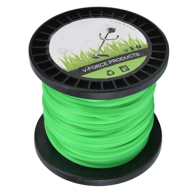 Quadrate Trimmer Line, Practical 2.0mm String Trimmer Line Green Nylon For Weed Trimmer 30m / 98.4ft,50m / 164.0ft,100m / 328.1ft