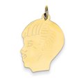 thumbnail image 1 of 14K Yellow Gold Boy Head Charm, 1 of 2
