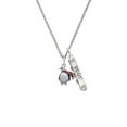 thumbnail image 2 of Delight Jewelry Silvertone Penguin with Scarf Silvertone Best Friends Forever Bar Charm Necklace, 23", 2 of 4