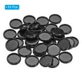 thumbnail image 3 of Uxcell 24mm Plastic Book Binding Discs Discbound Expansion Discs Round Binder Rings, Black 33 Pack, 3 of 6