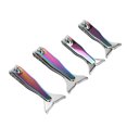 thumbnail image 3 of Nail Cutter, Long Handle Portable 4pcs Nail Clipper Set Stainless Steel  For Home, 3 of 8