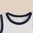 thumbnail image 6 of kaprioy Toddler Baby Boys Summer Outfits Baby Boy 4th of July Outfits Independence Day Sleeveless AMERICAN Letter Print Vest Top American Flag Shorts Set 12M-4T, 6 of 7