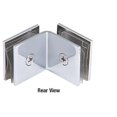 thumbnail image 3 of CRL SGC0F90CH Polished Chrome Open Face 90 Degree Square Glass Clamp, 3 of 4