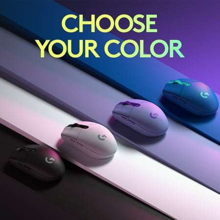 Logitech - G305 LIGHTSPEED Wireless Optical 6 Programmable Button Gaming Mouse with 12,000 DPI HERO Sensor - Lilac