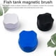 thumbnail image 5 of Greeniant Tanque de peces de acuario, cepillo de limpieza de 2 lados, raspador de algas flotantes de vidrio, limpiador de vidrio curvo, imán de limpieza Herramientas de limpieza de acuarios Azul Greeniant PT000222-01, 5 of 6
