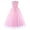 Rainbow Pink, variant on IBTOM CASTLE Little Big Girls Flower Tulle Dress Princess Pageant Wedding Birthday Party Formal Long Dance Evening Maxi Gown 13-14 Years Royal Blue
