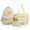 Yellow, variant on New Korean-style ins high-appearance contrasting color letter print large-capacity backpack for middle school students for tutoring classes