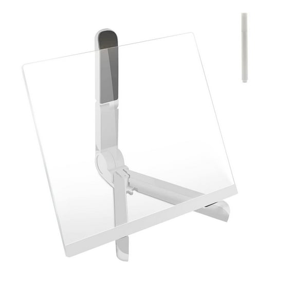 erfcxs LED Note Board With Pen Note Board Glowing Acrylic Message Marker Board With Light LED Illuminated Drawing Board Light Up Board With Stand For Sch