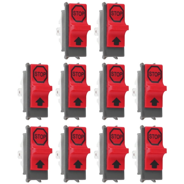 Oubit Chainsaw On Off Ignition Switch,10Pcs On Off Stop On Off Stop Switch Garden Tool Supplies Exceptional Craftsmanship