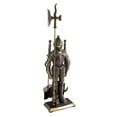 thumbnail image 6 of Somerset Home Medieval Knight Fireplace Tool Set a Antique Brass, 6 of 6