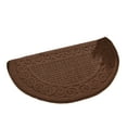 thumbnail image 2 of sunsanly Doormat Semi-Circle Shape Anti-slip Absorbs Moisture And Dirt Wear-resistant Indoor Entrance Door Mat Living Room Kitchen Bathroom Entryway Carpet, 2 of 8