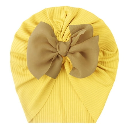 

Dyfzdhu 1PC Baby Fashion Solid Hat Flowers Hat Winter Warm Hood Tire Cap