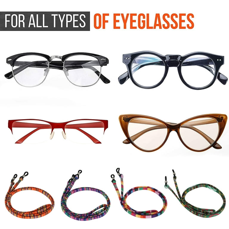 Generic 10 Pieces Eye Glasses Holders Around Neck, EAONE Glasses Strap  Sports Sunglasses Strap Eyeglasses Lanyard for Men Women Kids (C