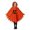 19Orange, variant on REDARER Kids Smile GhostâFace Hooded Poncho Cloak Jagged TornâEdge PullâOn for Halloween Trick or Treat Party School Stage Performance,4-6 Years