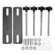 thumbnail image 2 of Kit de Montaje de Placa de Tracción, Kit de Montaje de Placa de recuperación, Juego de Soportes Ajustables para pistas de recuperación de 4,72 a 6,69 Pulgadas, fácil, 2 of 7
