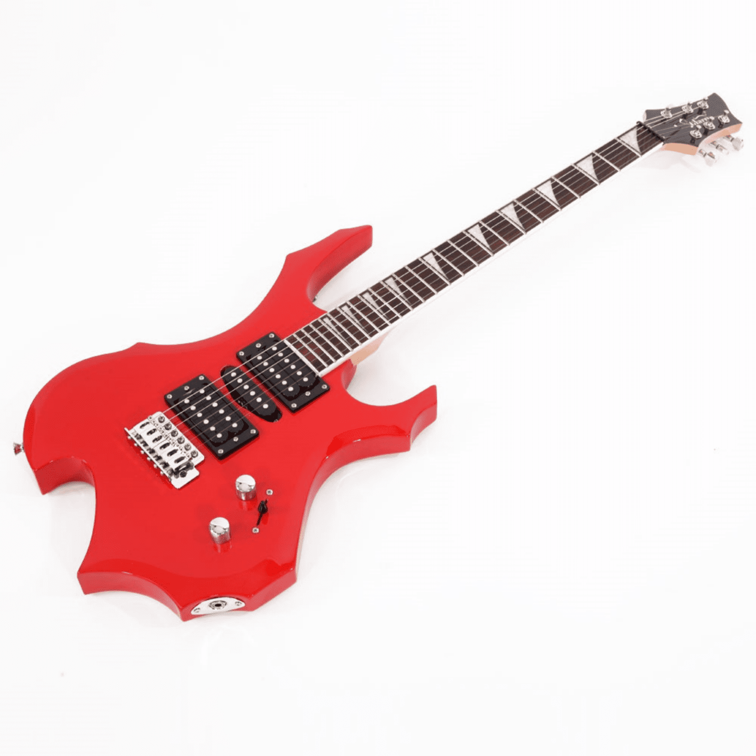 Hassch 39" Electric Guitar for Beginners with 20W Amp, Gig Bag, Strap, Picks, Shake, Cable and Wrench Tool, Red