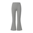 thumbnail image 4 of Mifsaly Girls Flare Yoga Pants Kids High Waisted Elastic Waist Bootcut Leggings Comfortable Soft Stretch Athletic Running Dance Bell Bottoms, 4 of 8