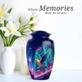 thumbnail image 4 of Sparrow Funeral Urn For Human Ashes Adult Female, 1 Large & 4 Keepsake Small Cremation Urns For Human Ashes, Blue Urns For Adult Man And Women, Pink Mini Urn For Mother And Father, 10&3 Inch, 4 of 7