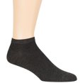 thumbnail image 6 of Men's Bamboo, Casual, Soft, Low Cut Socks, Charcoal, Medium 9-11, 6 Pack, 6 of 7
