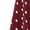 Wine Red, variant on Womens Polka Dot Sundresses Spaghetti Strap Summer Dresses Slim Fit Side Slit Midi Dress A Line Beach Dress Black XL