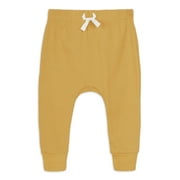 Modern Moments Baby Girls Jogger Pant Yellow, 1-Pack, Sizes 0-12 Months