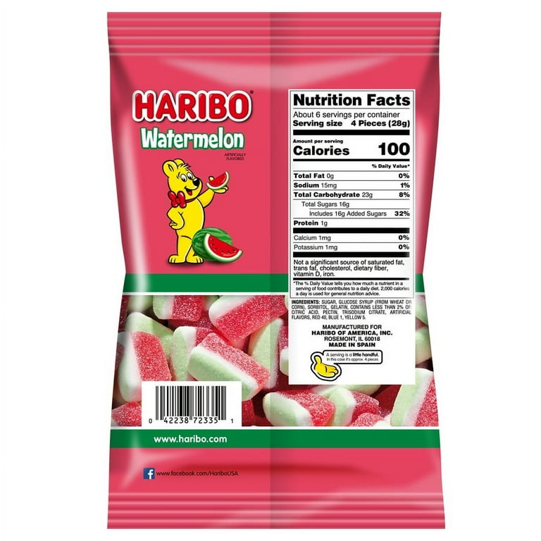 HARIBO Watermelon Gummy 6.3oz Walmart