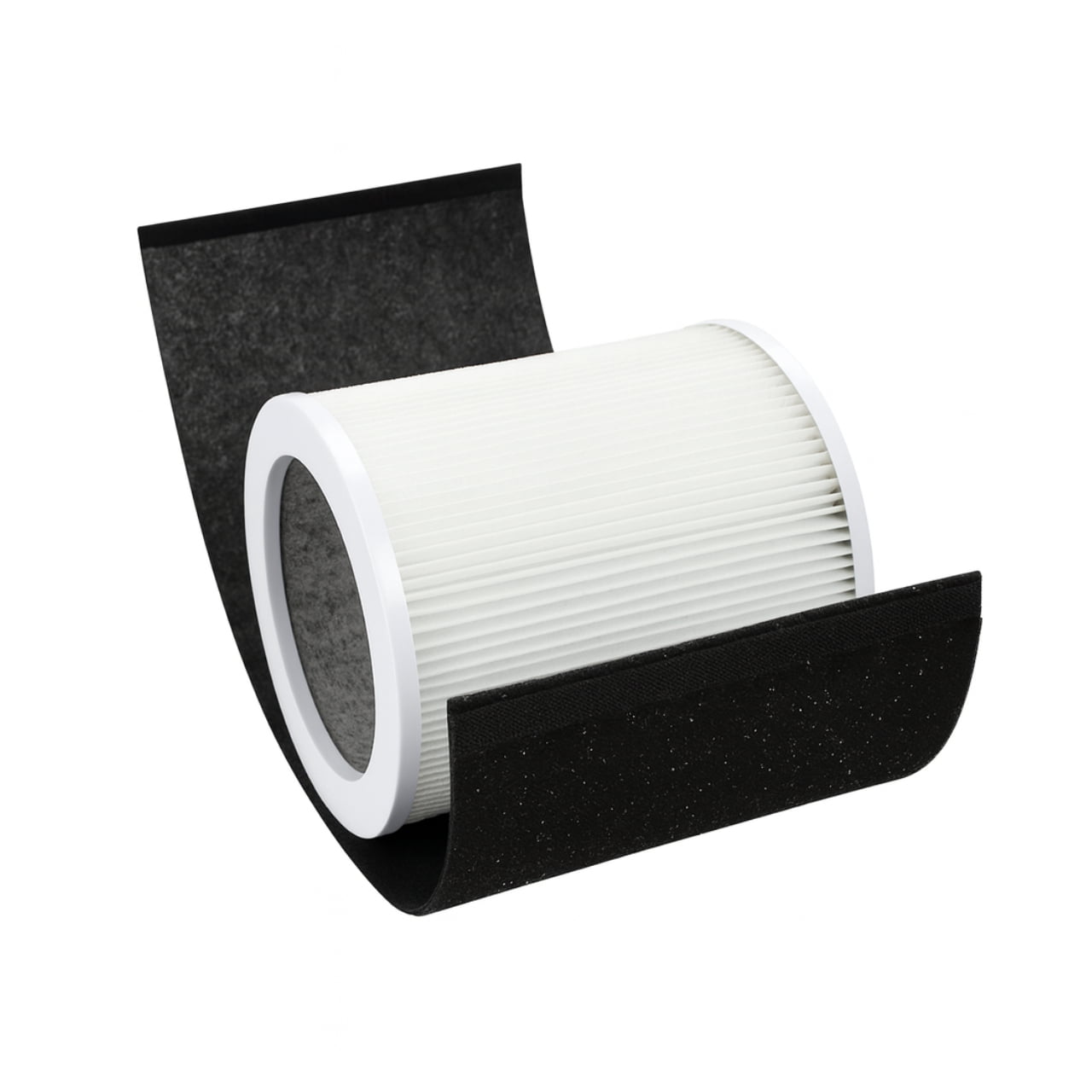 Nispira HP670 True HEPA Replacement Filter Set Compatible with Hunter HP670 Large Tower Air Purifier, Includes 4 Carbon Pre-Filters, Compare to H-HF670-VP, 1 Set