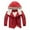 Red, variant on VerPetridure Toddler Baby Boys Girls Fleece Hooded Jacket Winter Thicken Warm Zipper Up Coat Warm Outwear Hoodies Coat for Kids 3-12 Years