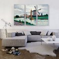 thumbnail image 2 of ARTCANVAS Mills In Holland 1907 Canvas Art Print by Maximilien Luce - Size: 60" x 40" (1.50" Deep) (3-Piece), 2 of 9