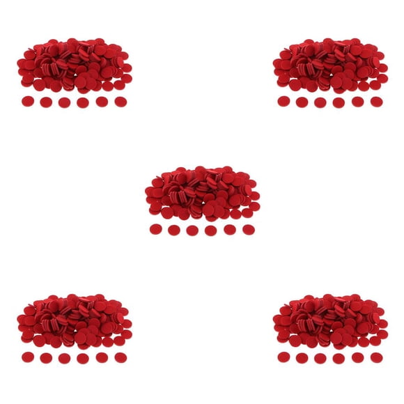 Sonducket 200 piezas 21 mm aromaterapia aceite esencial difusor medallón almohadillas de repuesto rojo Type2